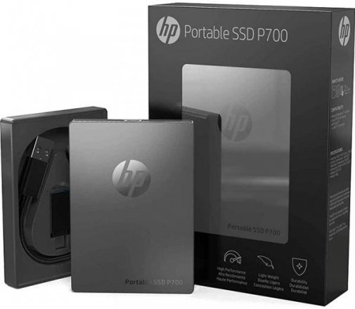 Зовнішній SSD-накопичувач HP P700 256GB Black (5MS28AA)