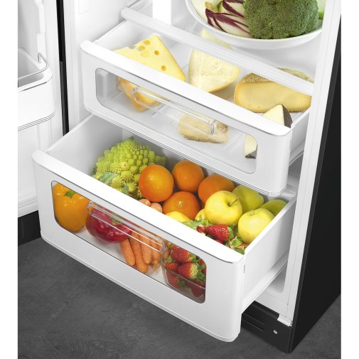 Холодильник дводверний Smeg Retro Style Black (FAB30LBL5)