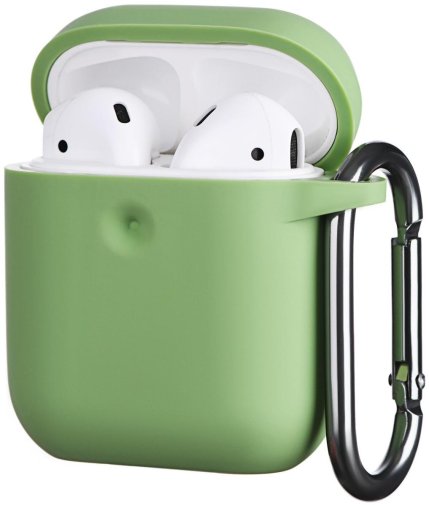 Чохол 2E for Apple Airpods - Pure Color Silicone (3.0mm) Light Green