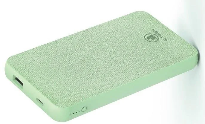 Фото: Батарея універсальна Hama Fabric 10 10000mAh Smoke Green (00187259) № 7 | KTC
