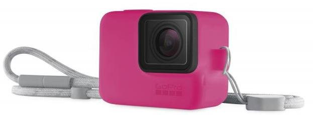 Захисний чохол для камери GoPro Hero5/Hero6/Hero7 Pink + ремінець
