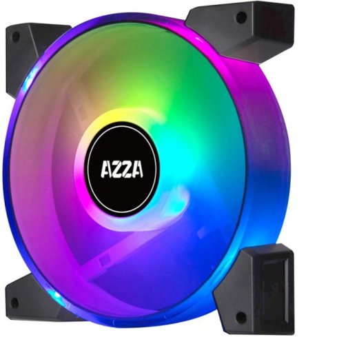 Вентилятор для корпуса AZZA Hurricane II Digital RGB 4psc (FNAZ-12DRGB2-241)