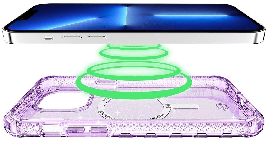 Чохол iTSkins for iPhone 14 Pro Max SUPREME R SPARK with MagSafe Spark Light Purple (AP4M-MGSPA-SPLP)