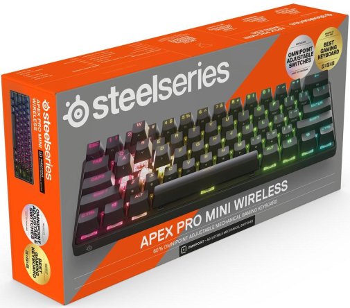 Клавіатура SteelSeries Apex Pro Mini Wireless (64842)