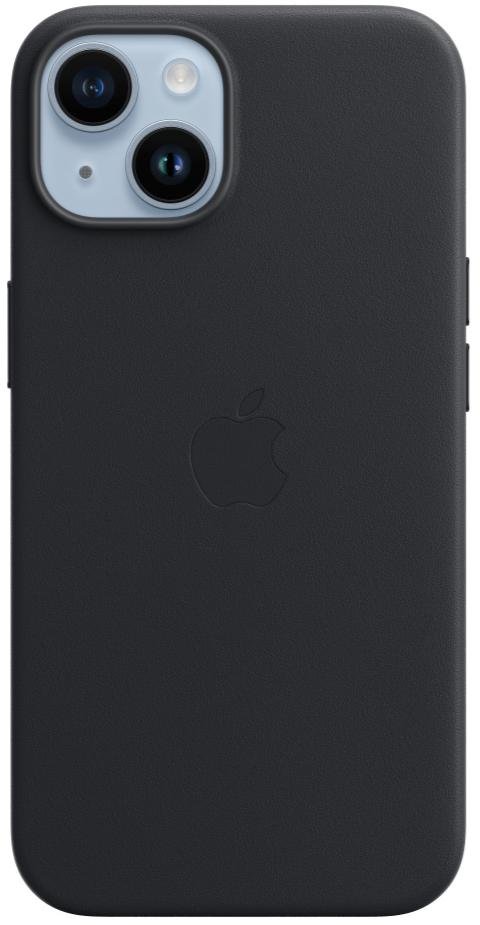 Чохол Apple for iPhone 14 - Leather Case with MagSafe Midnight (MPP43ZE/A)