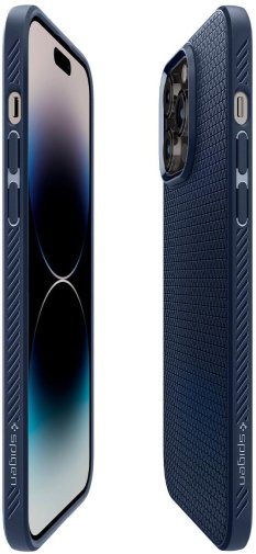 Чохол Spigen for Apple iPhone 14 Pro - Liquid Air Navy Blue (ACS04958)