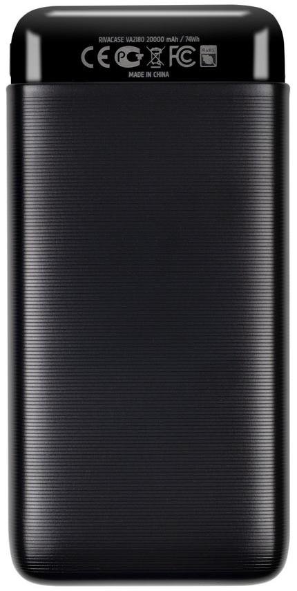 Батарея універсальна Riva Rivapower VA2180 20000mAh Black (RIVAPOWER VA2180)