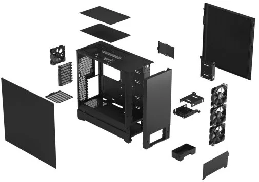 Фото: Корпус FRACTAL DESIGN Pop XL Silent Black (FD-C-POS1X-01) № 16 | KTC