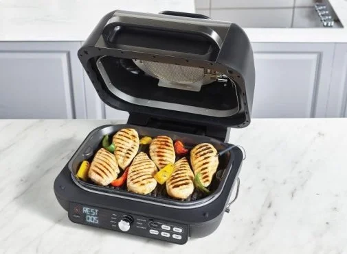 Фото: Гриль Ninja Foodi MAX Health MultiGrill and Air Fryer with Cooking probe (AG651EU) № 19 | KTC