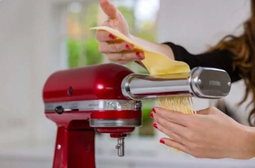 Фото: Набір з 3 насадок KitchenAid 5KSMPRA (розкочування тіста, спагетті, фетучіні) № 24 | KTC