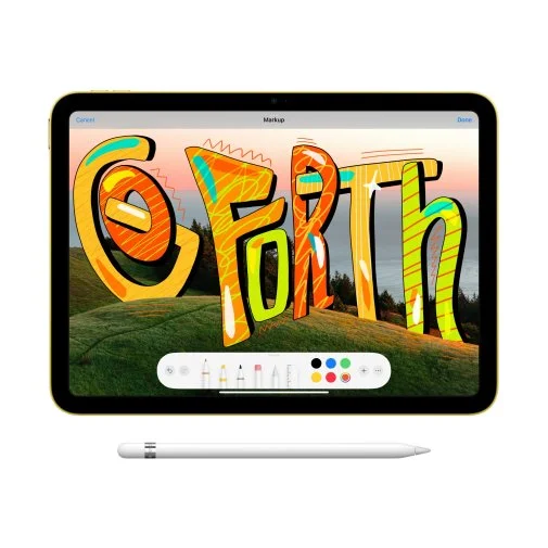 Фото: Планшет Apple iPad A2696 2022 Wi-Fi 64GB Yellow (MPQ23) № 14 | KTC