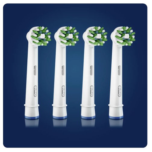 Насадка для зубної щітки Braun Oral-B Cross Action EB50RB-4 4psc