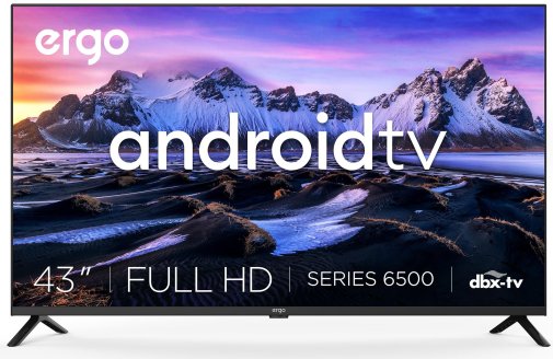 Телевізор LED Ergo 43GFS6500 (Smart TV, Wi-Fi, 1920x1080)