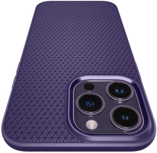 Чохол Spigen iPhone 14 Pro Max - Liquid Air Deep Purple (ACS05575)