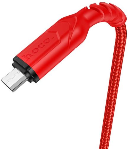 Кабель Hoco X59 Victory AM / Micro USB 1m Red (6931474744906)