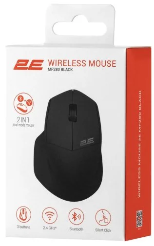 Фото: Миша 2E MF280 Silent Wireless Black (2E-MF280WBK) № 24 | KTC