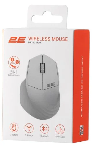 Фото: Миша 2E MF280 Silent Wireless Gray (2E-MF280WGR) № 24 | KTC