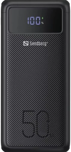 Фото: Батарея універсальна Sandberg USB-C PD 130W 50000mAh (420-75) № 9 | KTC