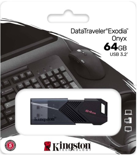Флешка USB Kingston DataTraveler Exodia Onyx 64GB (DTXON/64GB)