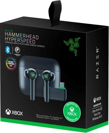 Фото: Навушники Razer Hammerhead Hyperspeed Black (RZ12-03820200-R3G1) № 14 | KTC