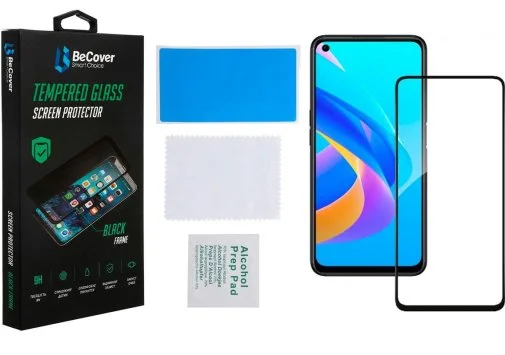 Фото: Захисне скло BeCover for Oppo A76 - Black (707604) № 4 | KTC