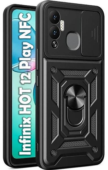 Чохол BeCover for Infinix Hot 12 Play NFC X6816D - Military Black (709092)