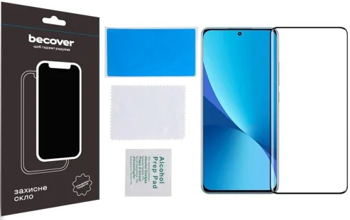 Фото: Захисне скло BeCover for Xiaomi Redmi 12 - Black (709610) № 6 | KTC