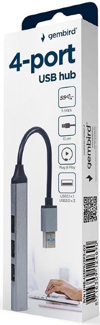 USB-хаб Gembird 4-port (UHB-U3P1U2P3-02)