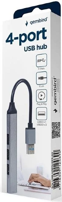 Фото: USB-хаб Gembird 4-port (UHB-U3P1U2P3-02) № 4 | KTC