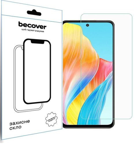 Захисне скло BeCover for Oppo A98 5G - Crystal Clear Glass (709773)