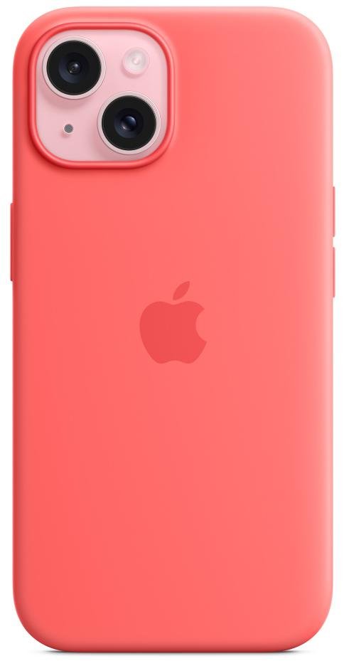 Чохол Apple for iPhone 15 - Silicone Case with MagSafe Guava (MT0V3)