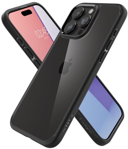Чохол Spigen for Apple iPhone 15 Pro Max - Ultra Hybrid Matte Black (ACS06570)