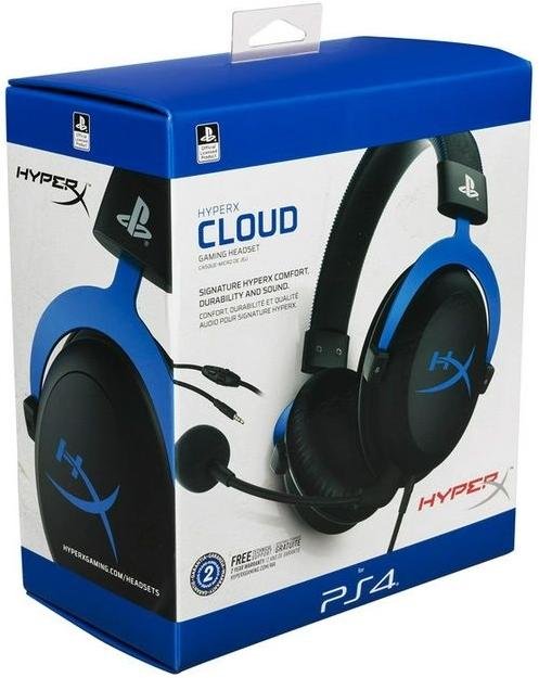 Гарнітура HyperX Cloud for PS5/PS4 Black/Blue (4P5H9AM)