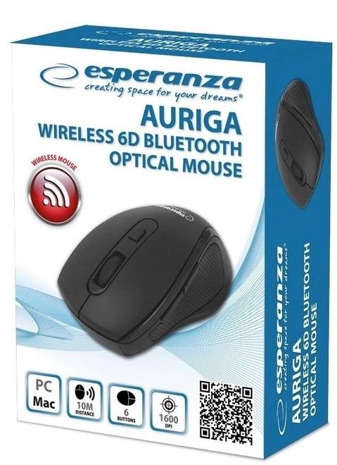 Миша Esperanza EM128K 6D Auriga Wireless Black