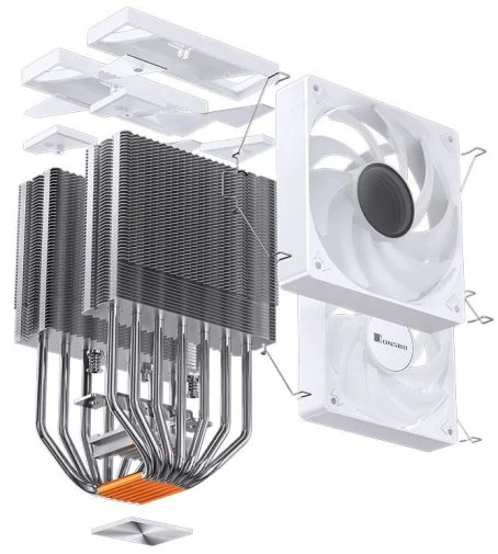 Фото: Кулер для процесора Jonsbo CR-3000 ARGB White № 24 | KTC