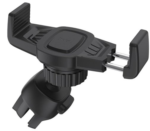 Кріплення для мобільного телефону Hoco CA38 Platinum sharp air outlet in-car holder Black (6957531086338)