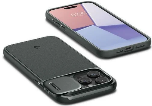 Фото: Чохол Spigen for Apple iPhone 15 Pro - Optik Armor MagFit Abyss Green (ACS06739) № 23 | KTC