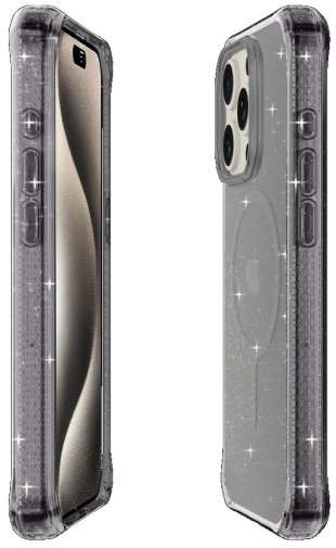 Чохол iTSkins for iPhone 15 Pro Max HYBRID R Spark with MagSafe Smoke (AP5U-HBSPM-SMOK)