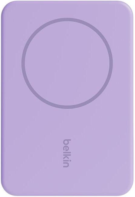 Батарея універсальна Belkin BoostCharge Magnetic Wireless 5000mAh 10W/7.5W Lavander Purple (BPD004qcPU)