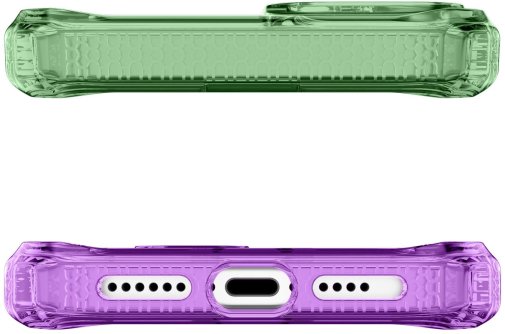 Чохол iTSkins for iPhone 15 Pro Max Supreme R Prism with MagSafe Light green and light purp (AP5U-SUPMA-LGLP)