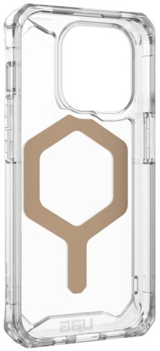 Чохол UAG for Apple iPhone 15 Pro - Plyo Magsafe Ice/Gold (114286114381)