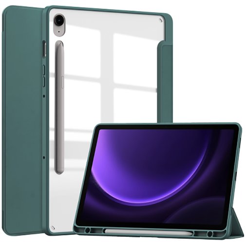 Чохол для планшета BeCover for Samsung Tab S9 X710/X716/S9 FE X510/X516B - Soft Edge Dark Green (710440)