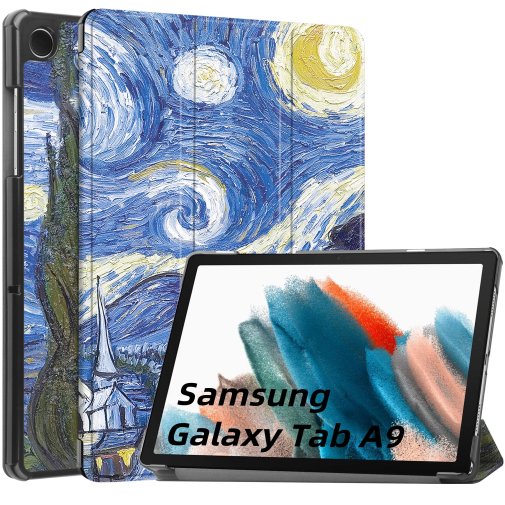 Чохол для планшета BeCover for Samsung Tab A9 X115 - Smart Case Night (709920)