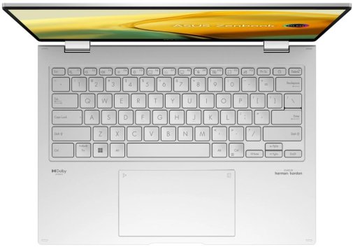 Ноутбук ASUS Zenbook 14 Flip OLED UP3404VA-KN060W Foggy Silver