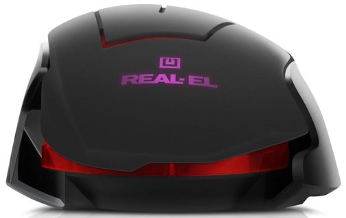 Миша Real-EL RM-520 Gaming Black (EL123200020)