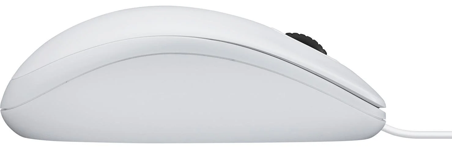 Фото: Миша Logitech B100 White (910-003360) № 6 | KTC