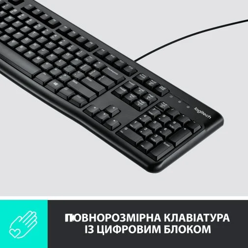 Фото: Комплект клавіатура+миша Logitech MK120 Black (920-002561) № 11 | KTC