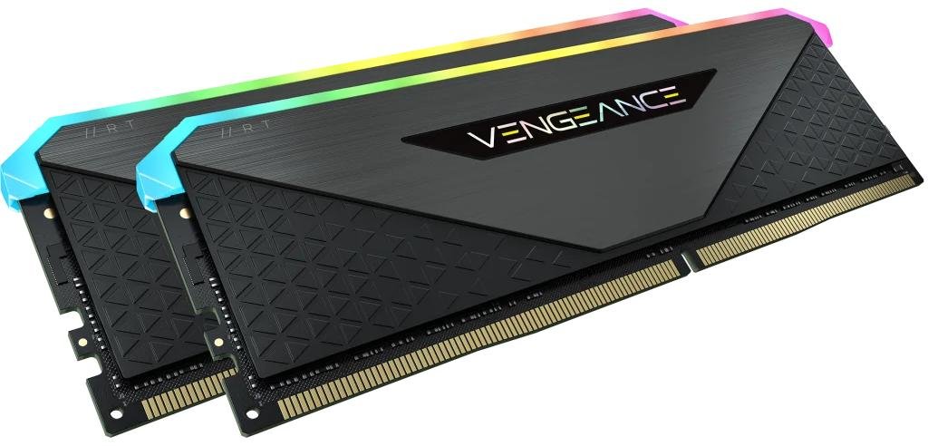 Оперативна пам’ять Corsair Vengeance RGB RT Black DDR4 2x16GB (CMN32GX4M2Z3200C16)