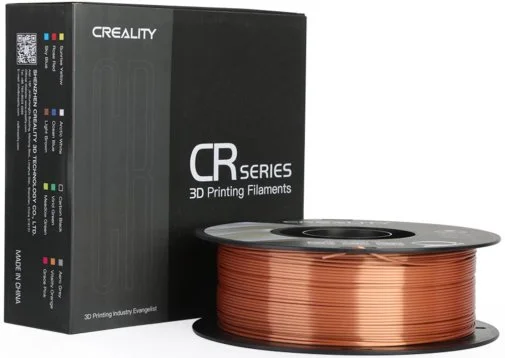 Фото: Пластик (філамент) для 3D друку Creality 3D PLA Filament Silk Gloss Red Copper (3301120002) № 4 | KTC