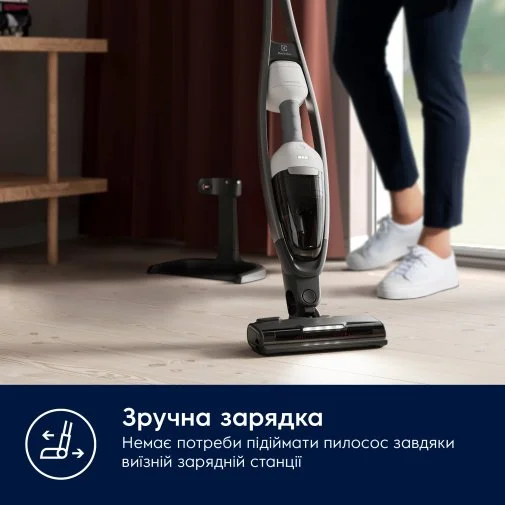 Фото: Ручний бездротовий пилосос Electrolux ES62HB25UV 600 Cordless cleaner 2in1 № 15 | KTC